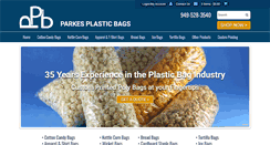 Desktop Screenshot of parkesplastic.com